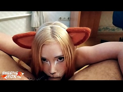 ❤️ Kitsune ກືນ dick ແລະສ້າງຄວາມຫມັ້ນຢູ່ໃນປາກຂອງນາງ ❤️❌ ໜັງໂປ້ພາສາລັດເຊຍ ຢູ່ພວກເຮົາ ❌
